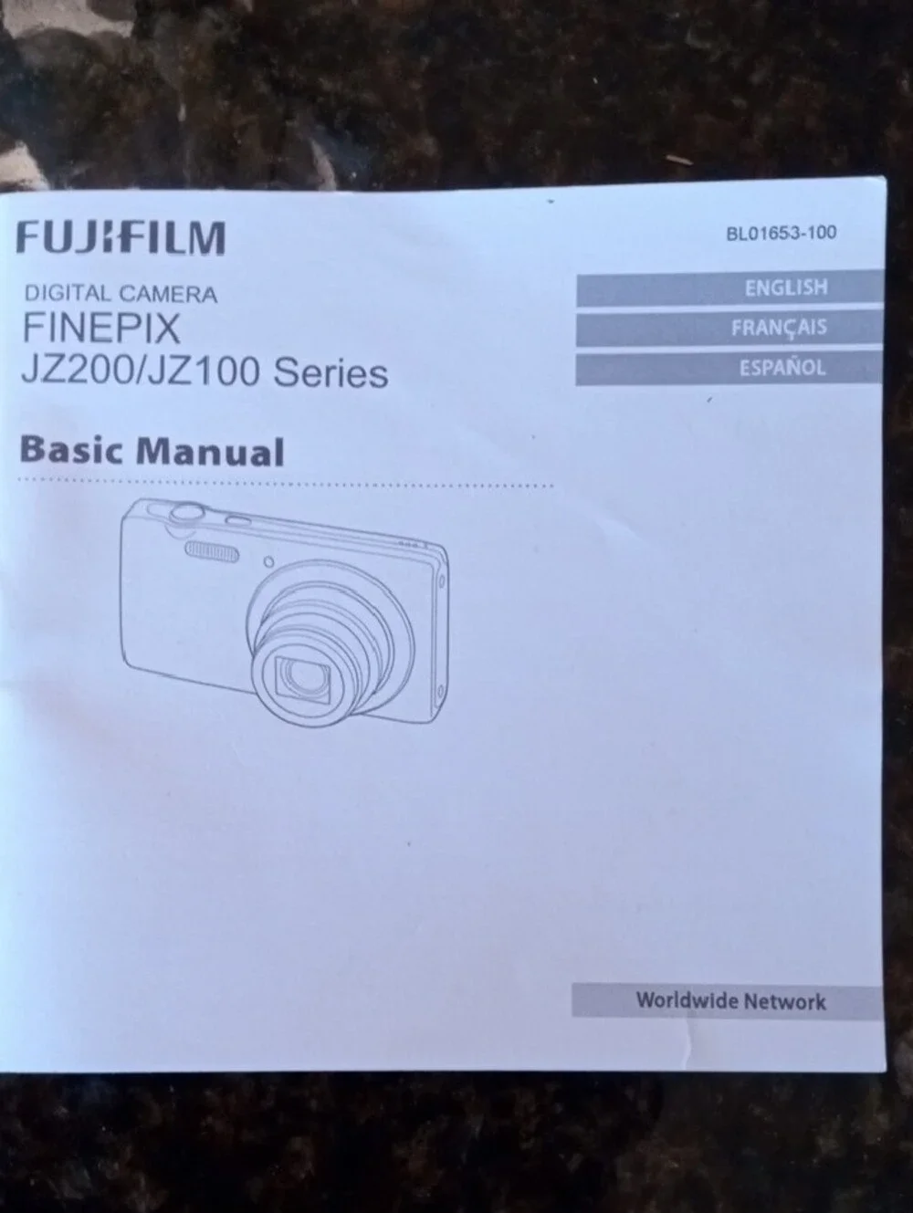 Fujifilm Black FinePix JZ250 Compact 8x Optical Zoom Camera with Case
